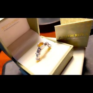 Judith Ripka Citrine elegant ring